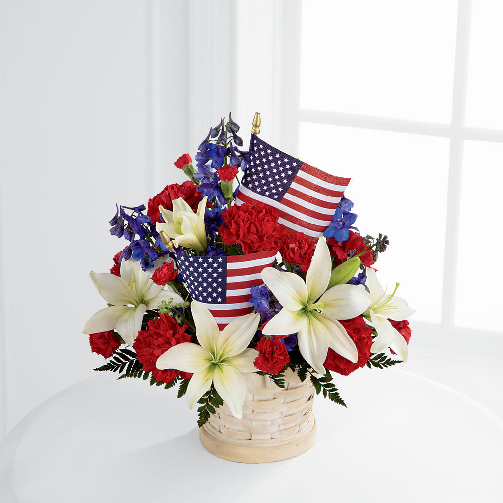 American Glory Bouquet – HILL'S FLOWERS AND EVENTS, San Jose CA