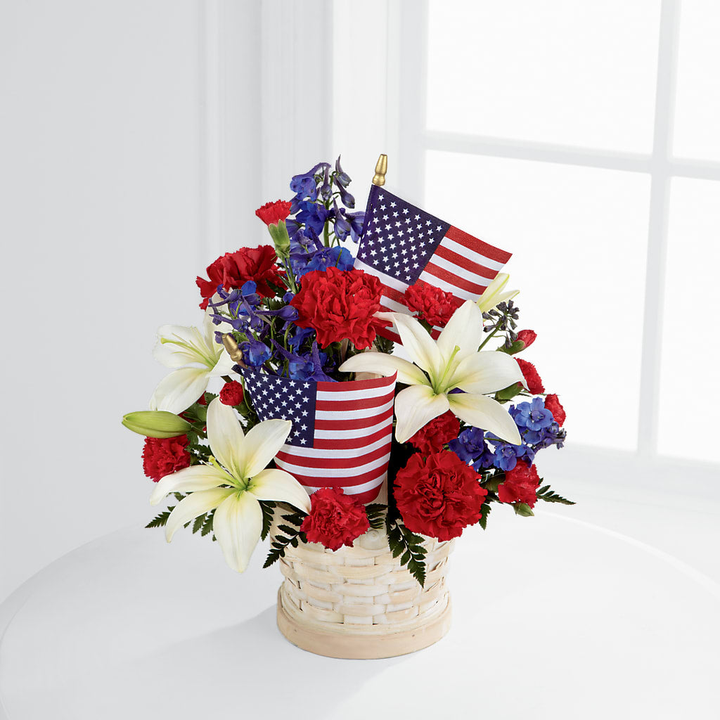 American Glory Bouquet – HILL'S FLOWERS AND EVENTS, San Jose CA