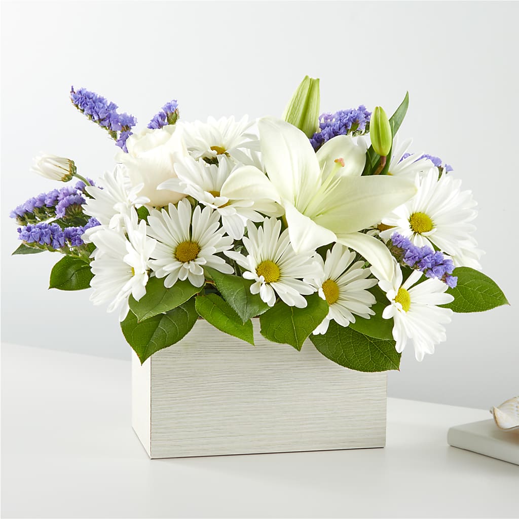 Beyond Blue Box Bouquet – HILL'S FLOWERS AND EVENTS, San Jose CA