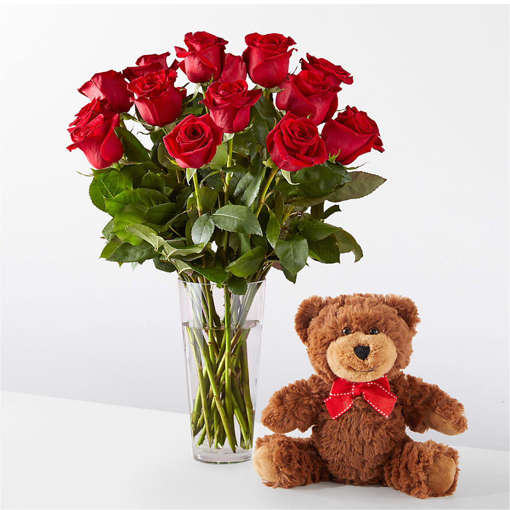 Romantic Long Stem Red Rose Bouquet Bundles – HILL'S FLOWERS AND EVENTS, San Jose CA