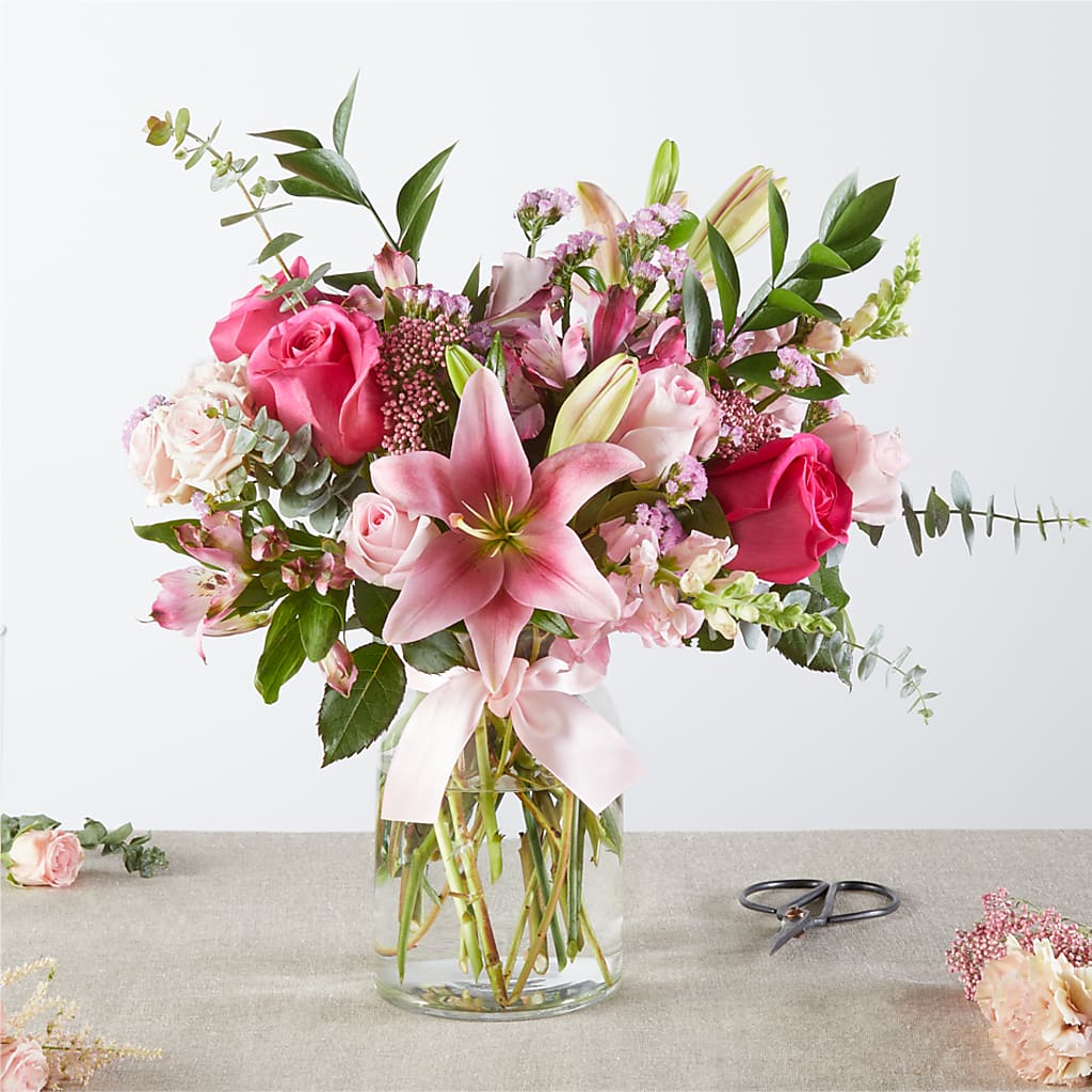 Pink Ribbon - A Florist Original – HILL'S FLOWERS AND EVENTS, San Jose CA