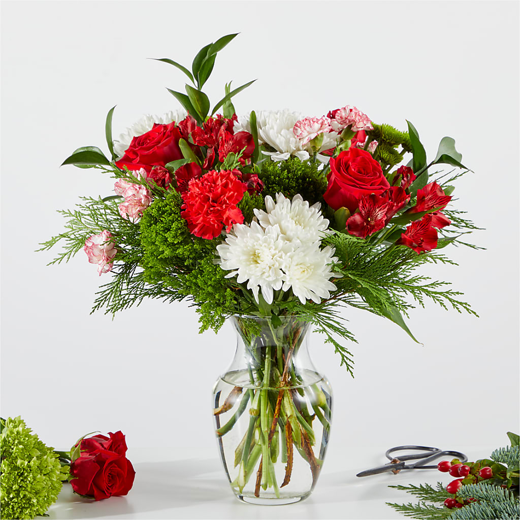 Merry Moment Bouquet – A Florist Original – HILL'S FLOWERS AND EVENTS, San Jose CA