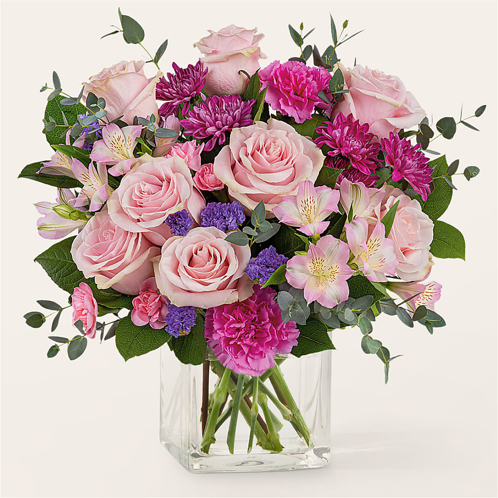 Rosy Radiance Bouquet – HILL'S FLOWERS AND EVENTS, San Jose CA
