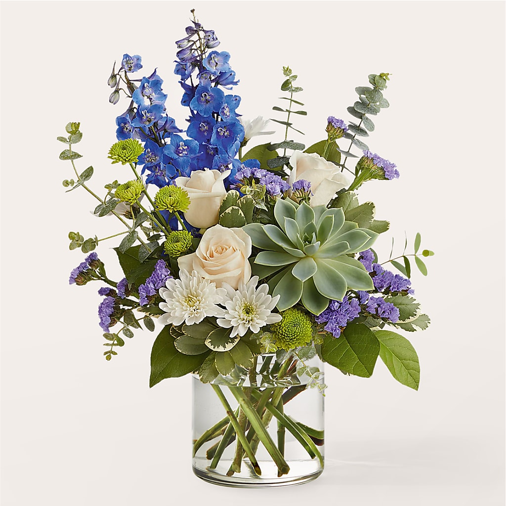 Cerulean Waves Bouquet – HILL'S FLOWERS AND EVENTS, San Jose CA