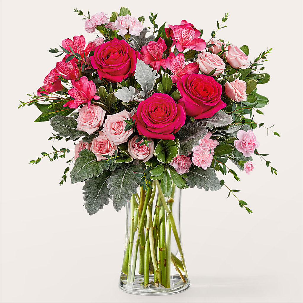 Tickled Pink Bouquet – HILL'S FLOWERS AND EVENTS, San Jose CA