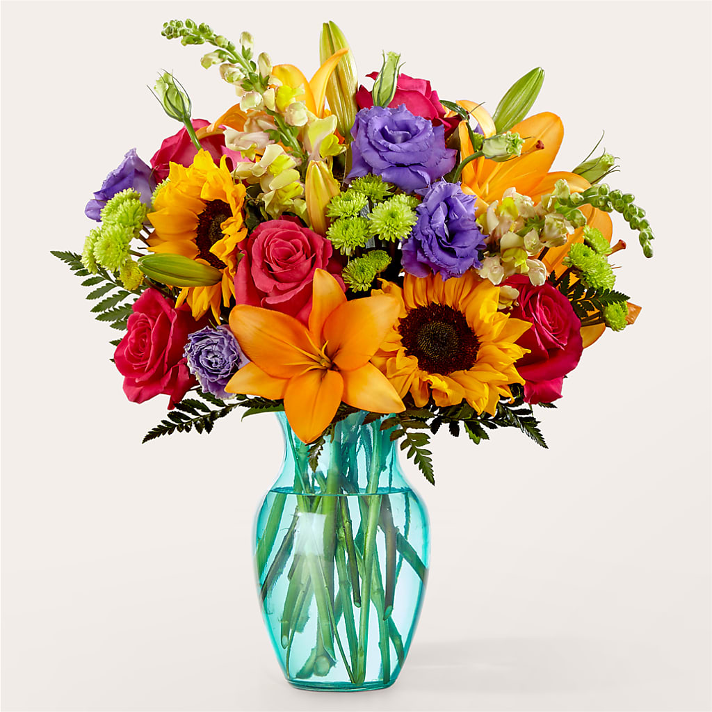 Double Rainbow Bouquet – HILL'S FLOWERS AND EVENTS, San Jose CA