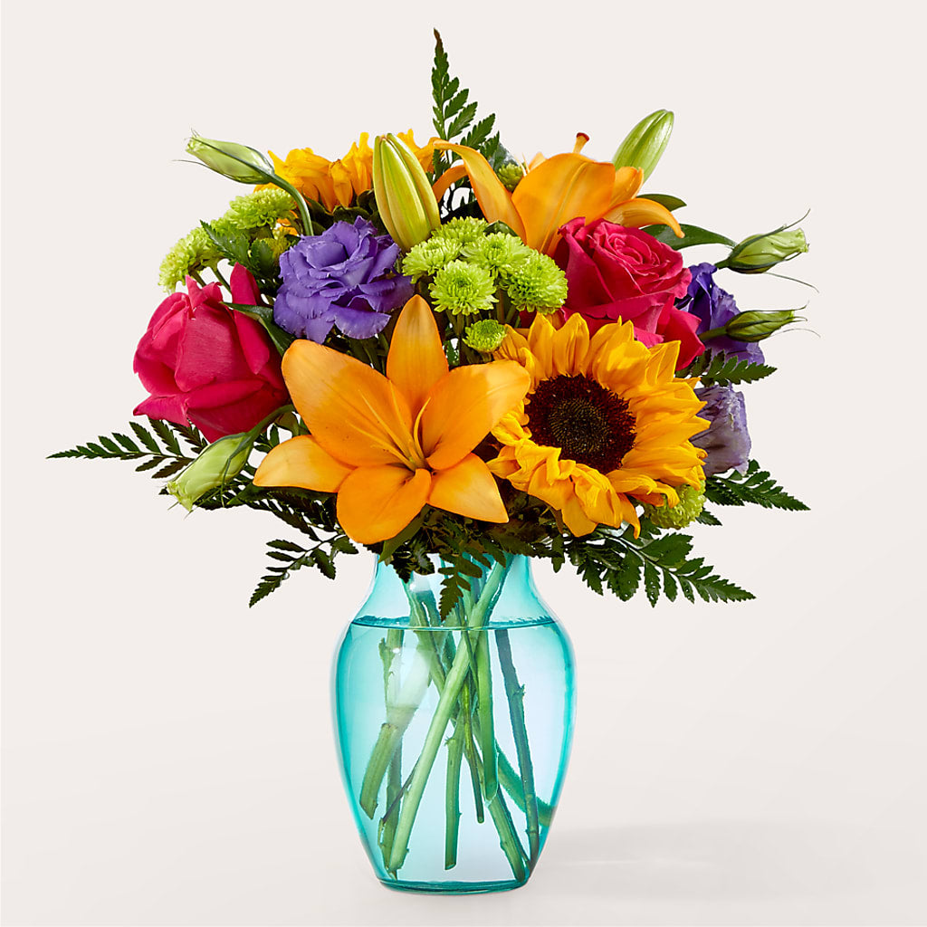 Double Rainbow Bouquet – HILL'S FLOWERS AND EVENTS, San Jose CA