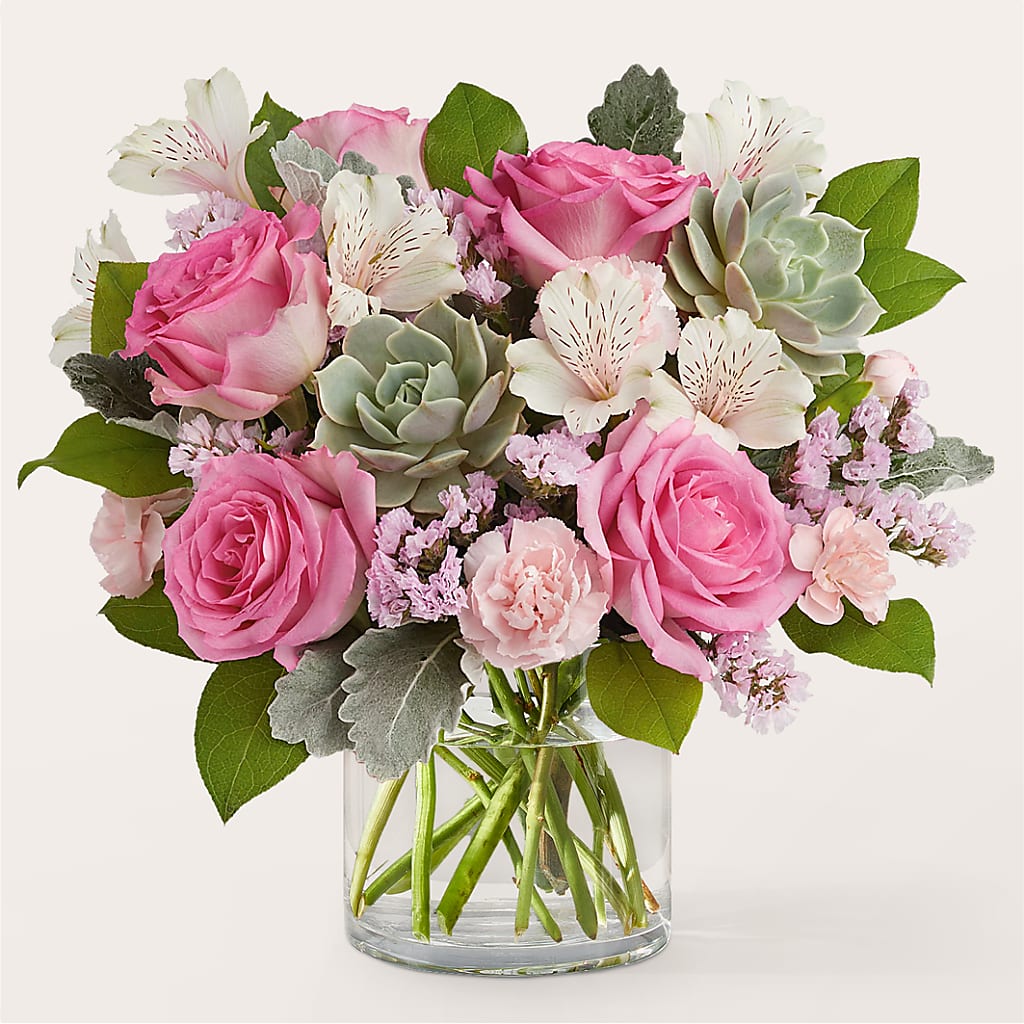 Dusty Rose Bouquet – HILL'S FLOWERS AND EVENTS, San Jose CA