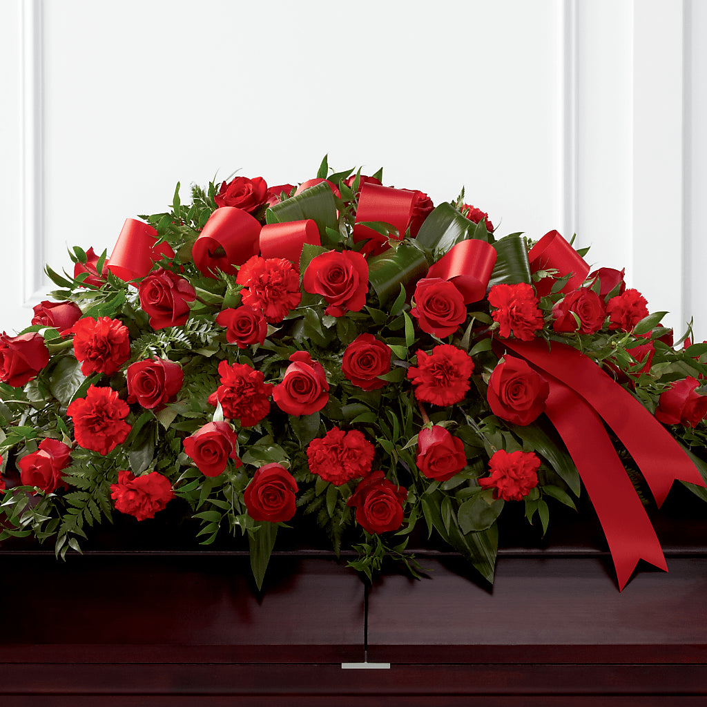 Tribute of Life Casket Spray – HILL'S FLOWERS AND EVENTS, San Jose CA