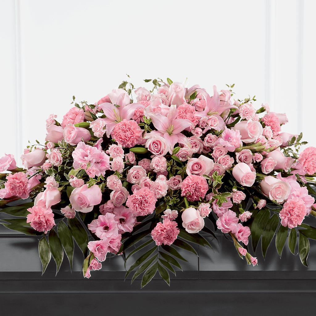 Garden of Comfort Casket Spray (Standard) – HILL'S FLOWERS AND EVENTS, San Jose CA