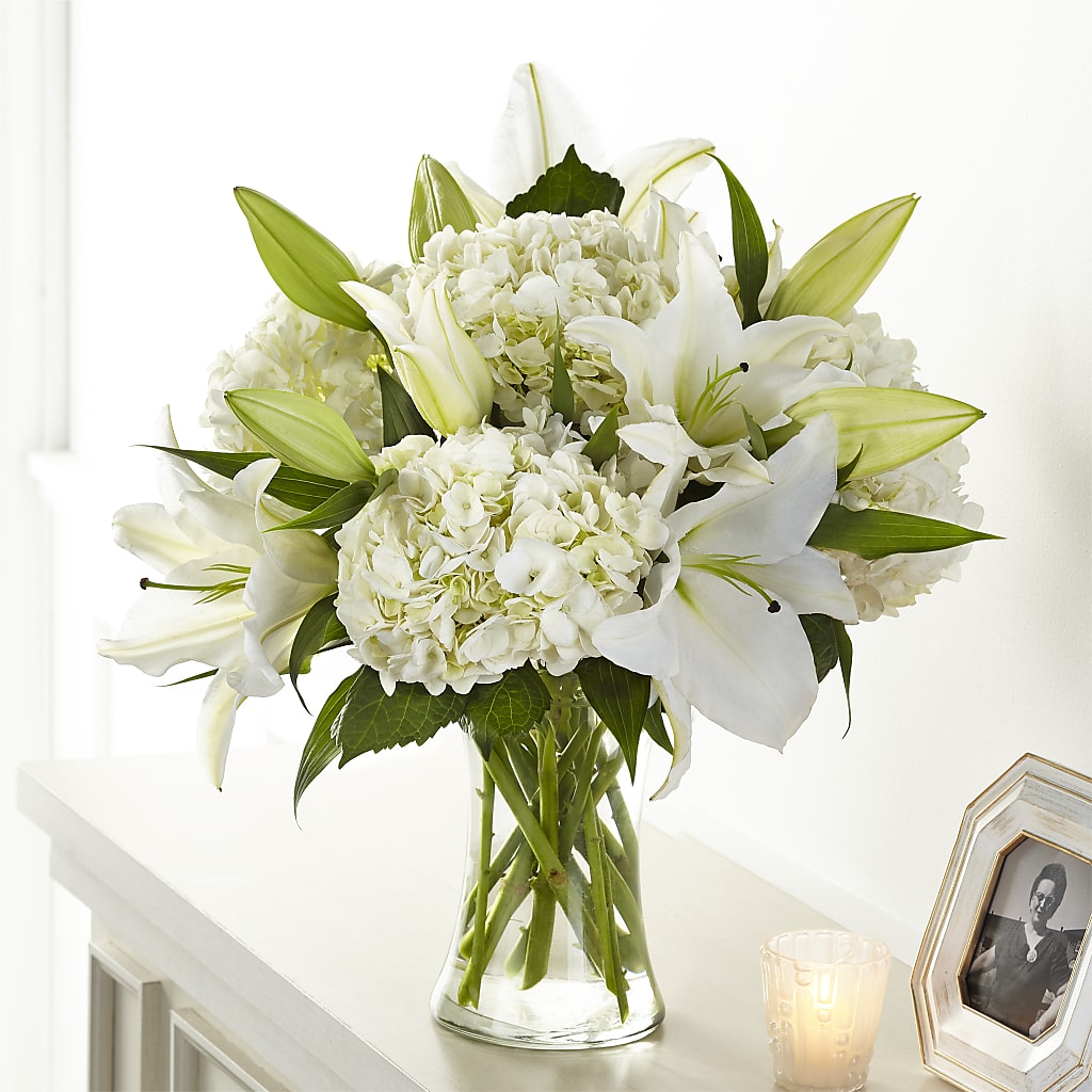 Compassionate Lily Bouquet – HILL'S FLOWERS AND EVENTS, San Jose CA