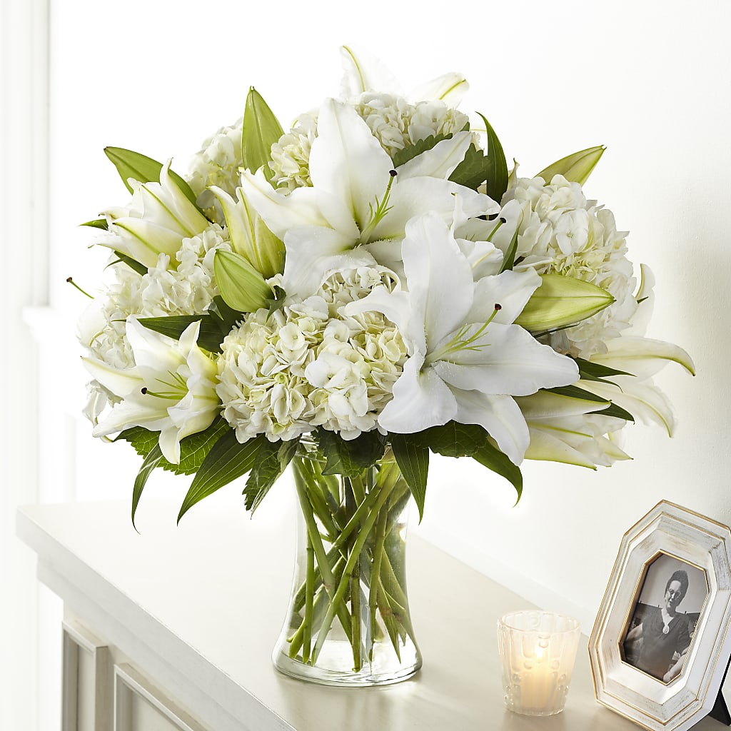 Compassionate Lily Bouquet – HILL'S FLOWERS AND EVENTS, San Jose CA