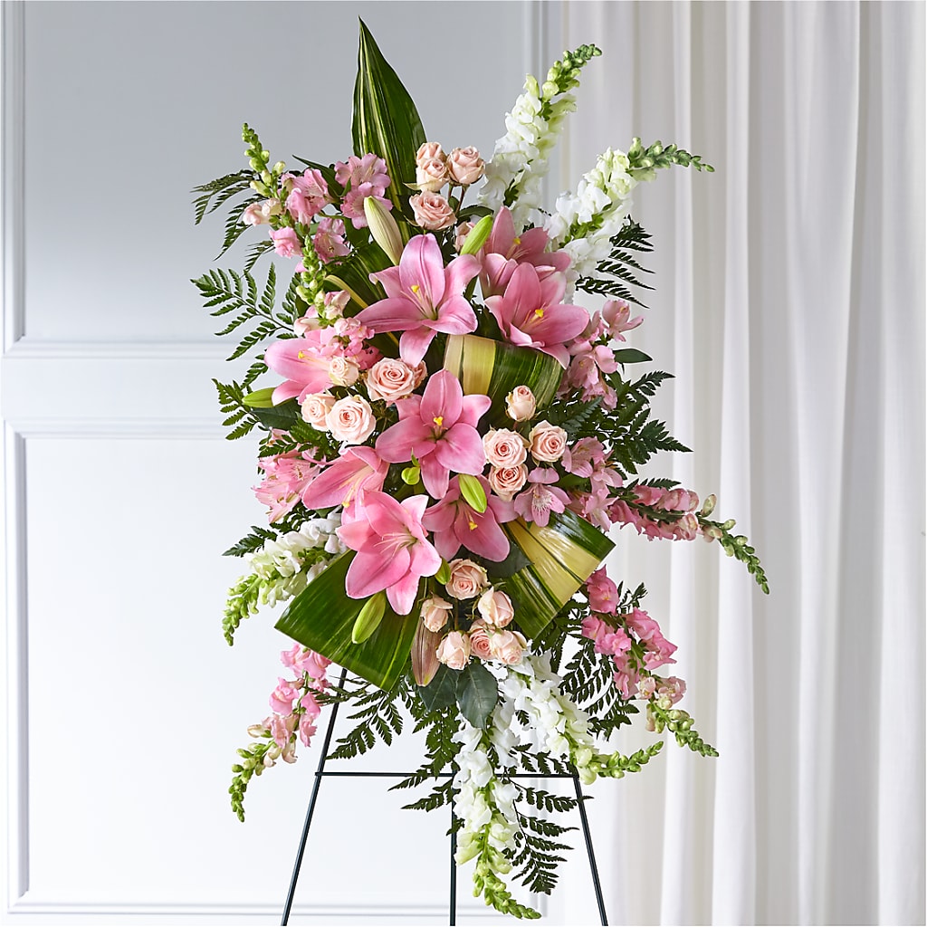 Elegant Embrace Standing Spray – HILL'S FLOWERS AND EVENTS, San Jose CA