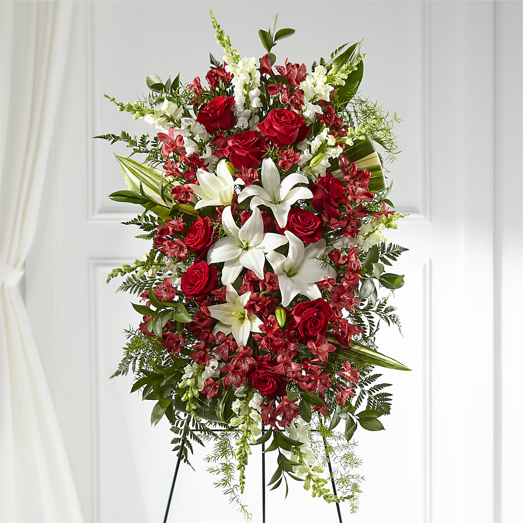 Everlasting Memory Standing Spray – HILL'S FLOWERS AND EVENTS, San Jose CA