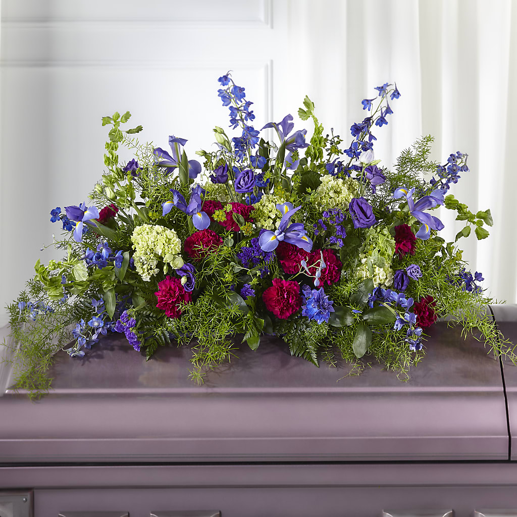 Always Treasured Casket Spray – HILL'S FLOWERS AND EVENTS, San Jose CA