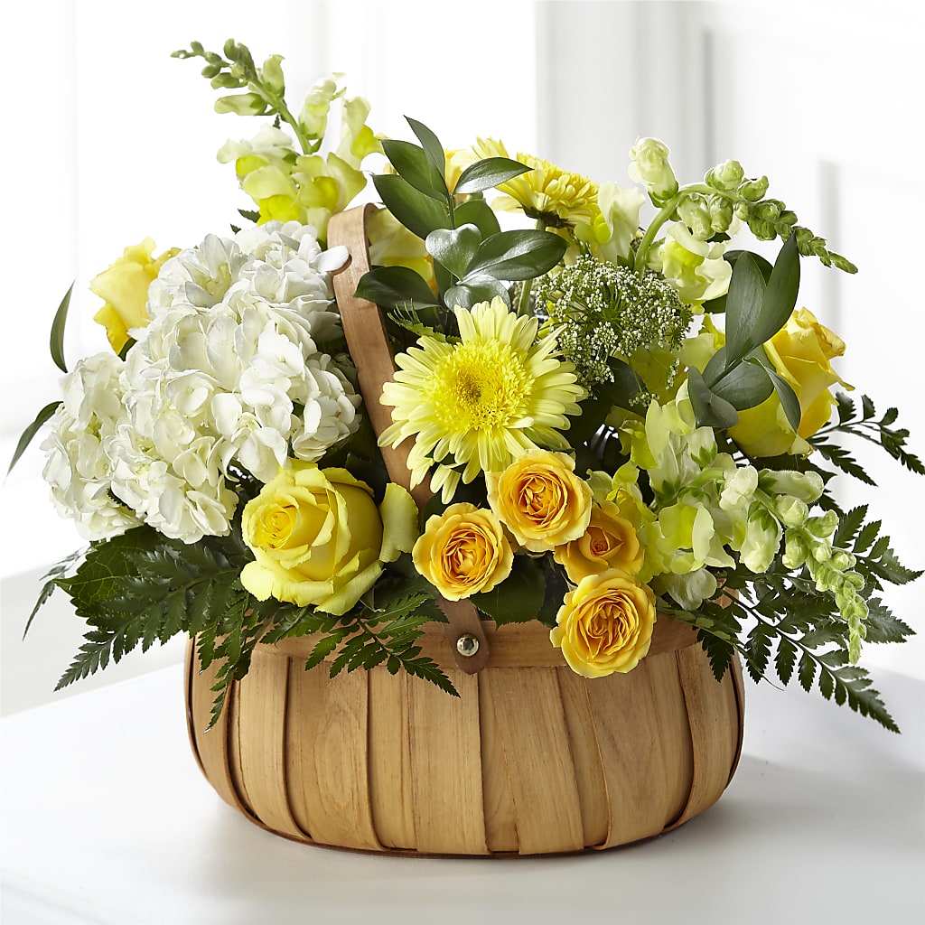 Rustic Remembrance Basket – HILL'S FLOWERS AND EVENTS, San Jose CA