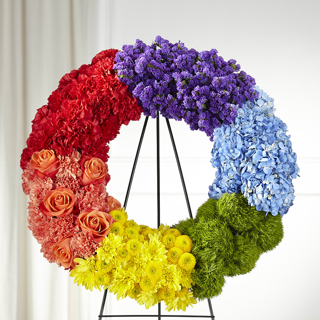 Circle of Love Wreath – HILL'S FLOWERS AND EVENTS, San Jose CA