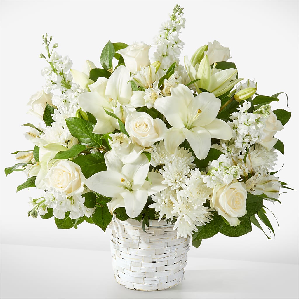 Peaceful Reflections Arrangement – HILL'S FLOWERS AND EVENTS, San Jose CA