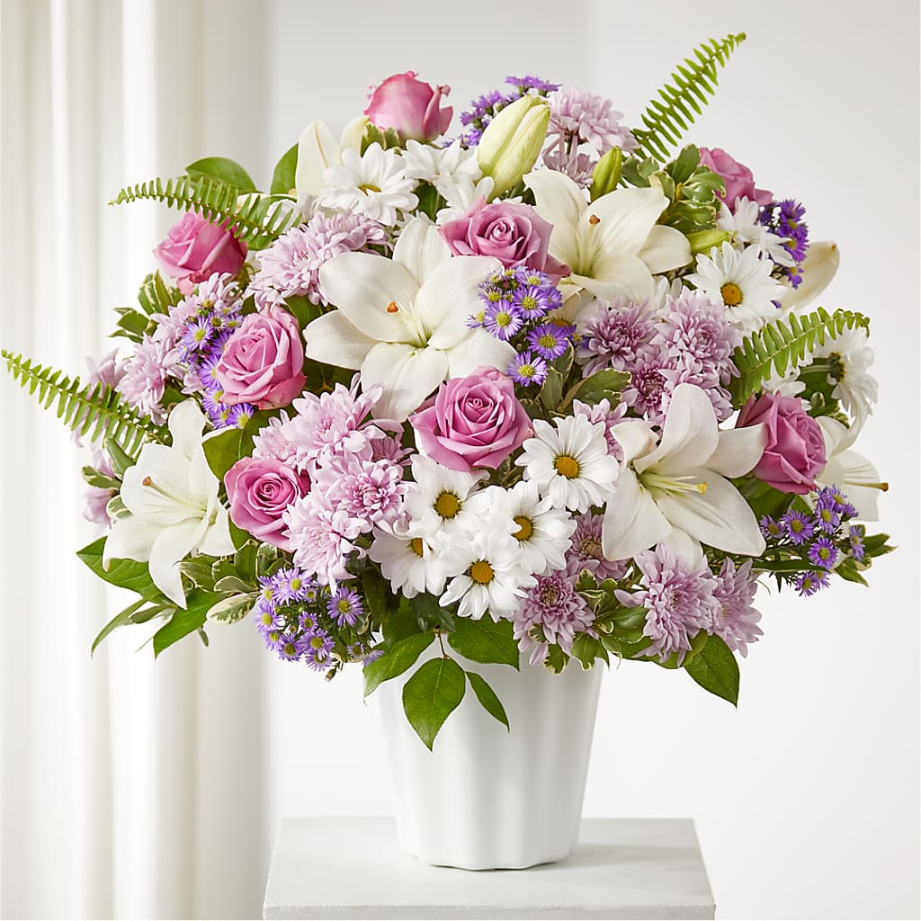 Warmest Thoughts Tabletop Basket – HILL'S FLOWERS AND EVENTS, San Jose CA