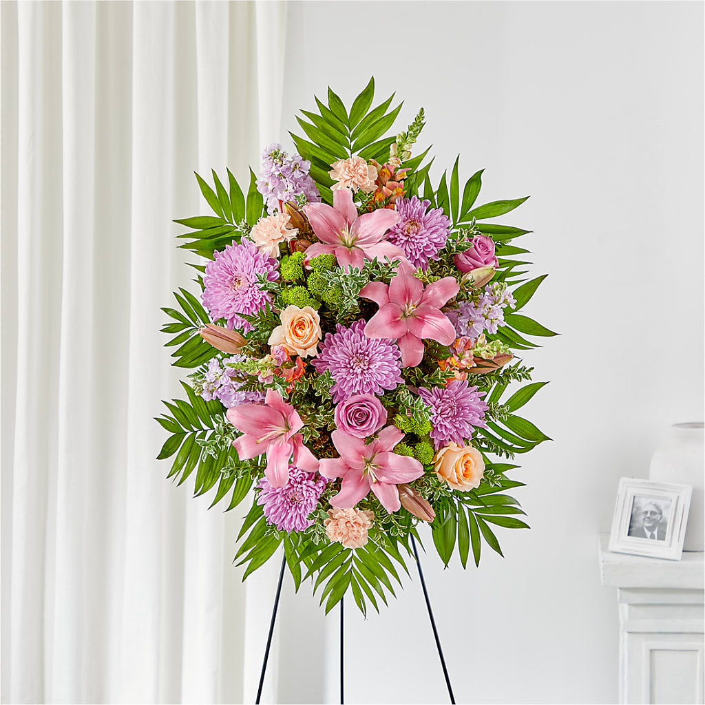 Love & Light Standing Spray – HILL'S FLOWERS AND EVENTS, San Jose CA