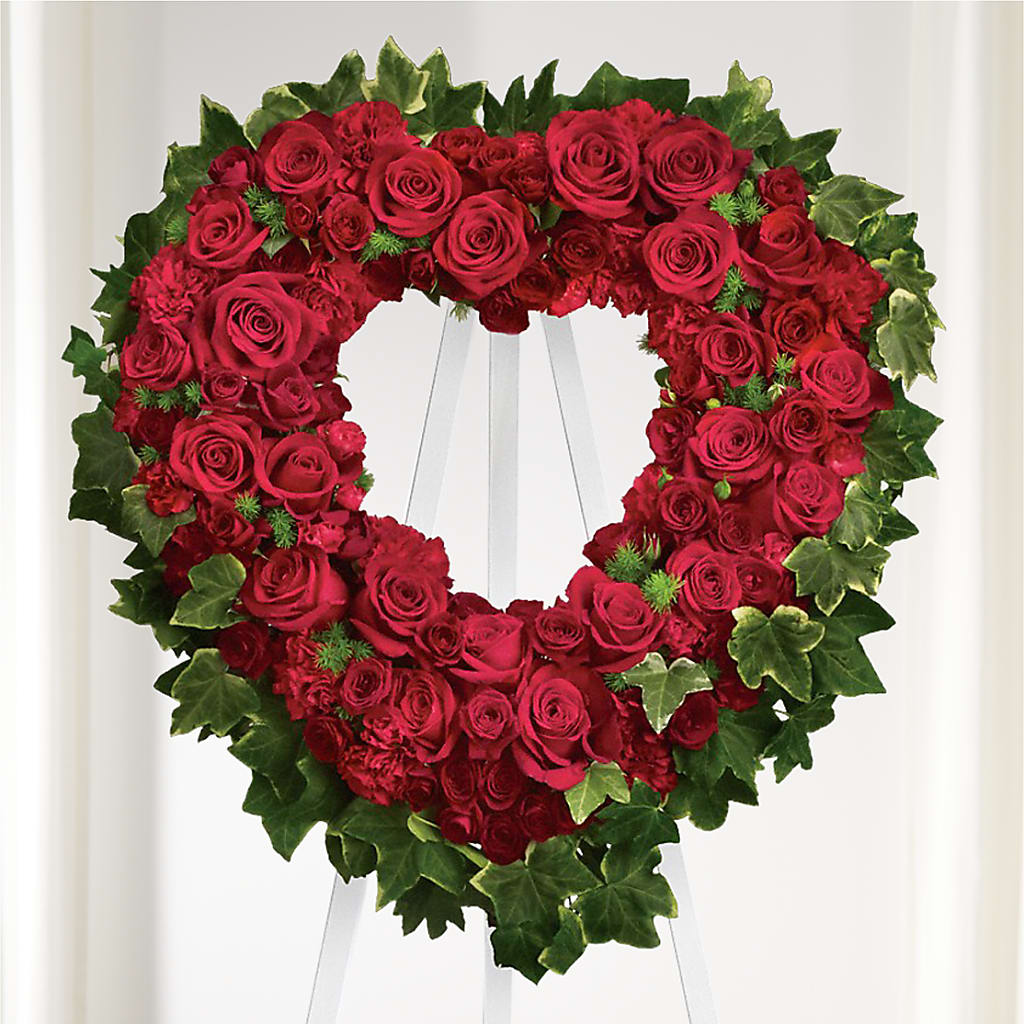 Wholehearted Standing Spray – HILL'S FLOWERS AND EVENTS, San Jose CA
