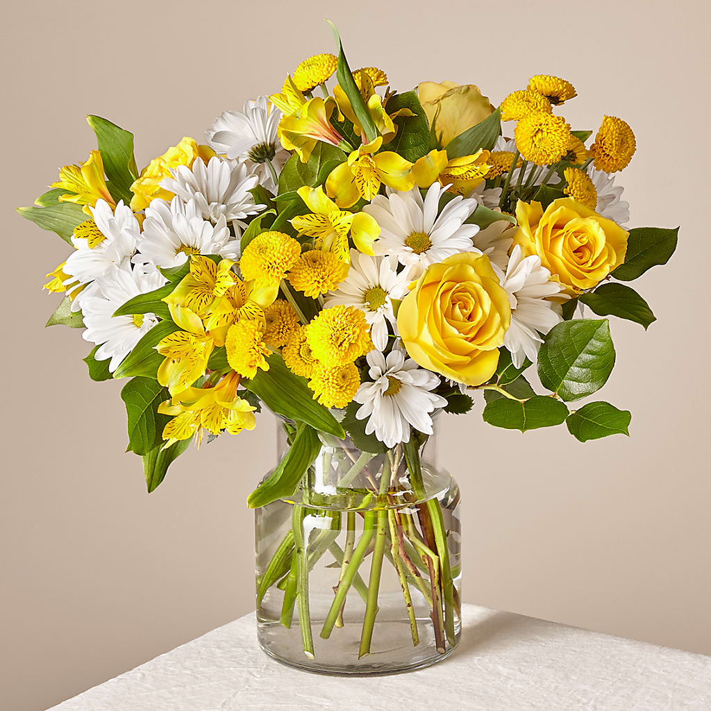 Sunny Sentiments Bouquet – HILL'S FLOWERS AND EVENTS, San Jose CA