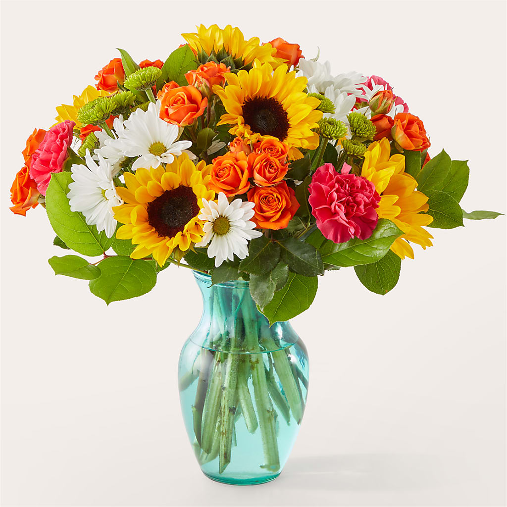 Sun-drenched Blooms Bouquet – HILL'S FLOWERS AND EVENTS, San Jose CA