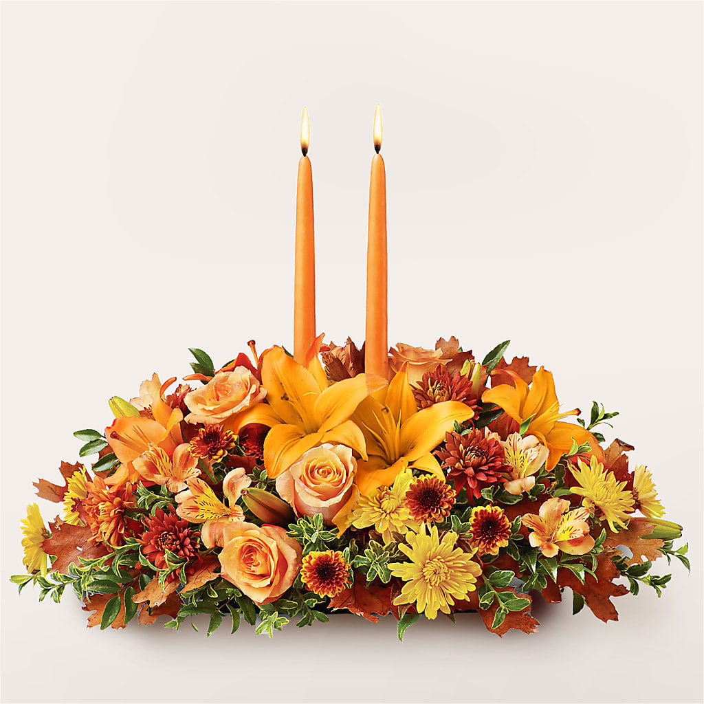 Traditions Centerpiece – HILL'S FLOWERS AND EVENTS, San Jose CA