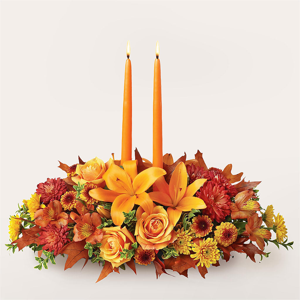 Traditions Centerpiece – HILL'S FLOWERS AND EVENTS, San Jose CA