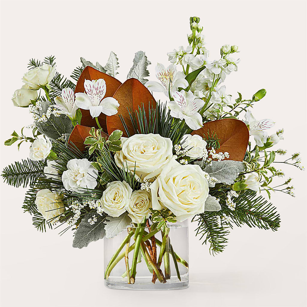 Fresh Snowfall Bouquet – HILL'S FLOWERS AND EVENTS, San Jose CA