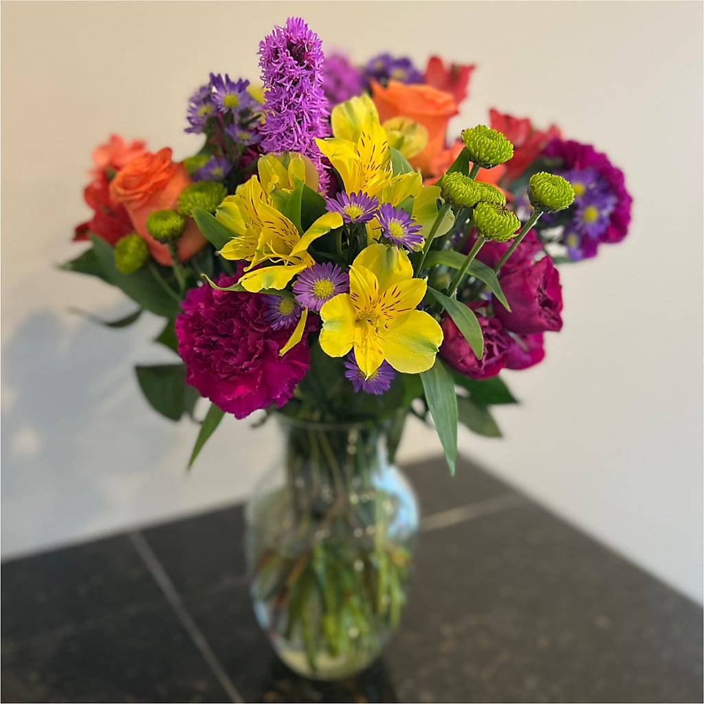 Bold & Bright – A Florist Original – HILL'S FLOWERS AND EVENTS, San Jose CA