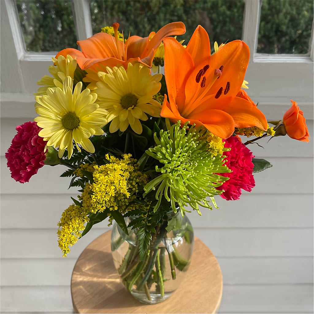Bold & Bright – A Florist Original – HILL'S FLOWERS AND EVENTS, San Jose CA