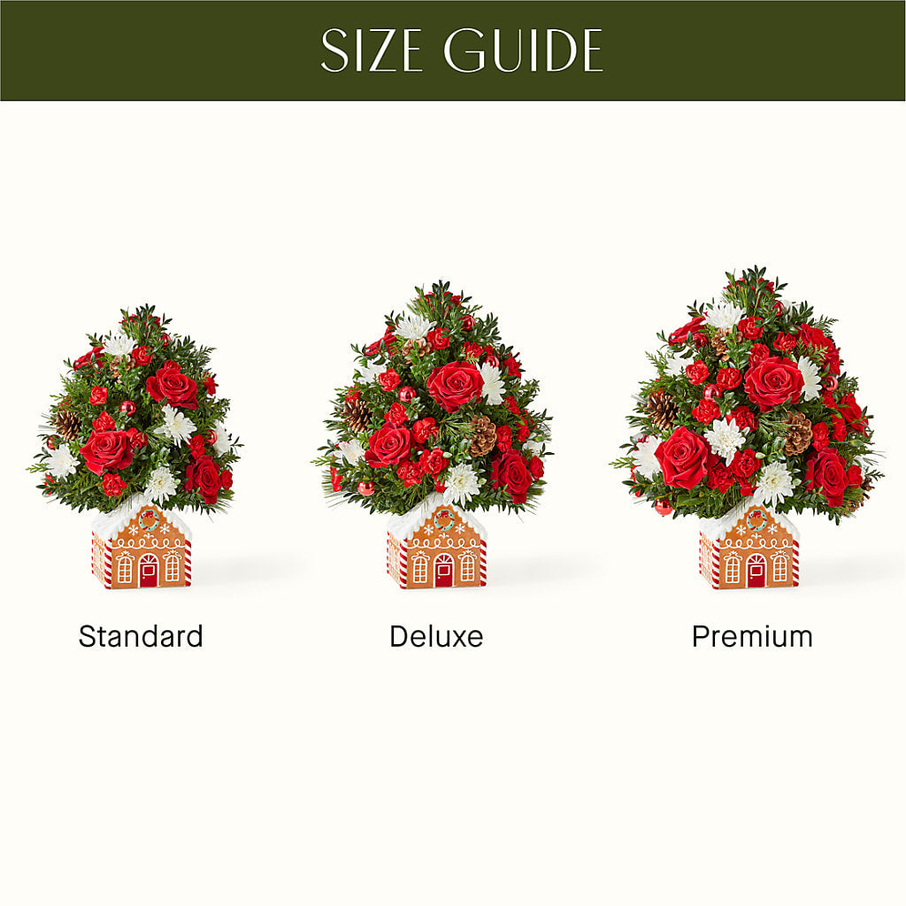 Spiced Gingerbread Tree – HILL'S FLOWERS AND EVENTS, San Jose CA
