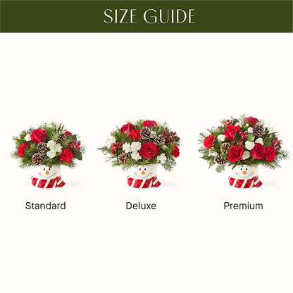 Jolly Snowman Bouquet – HILL'S FLOWERS AND EVENTS, San Jose CA