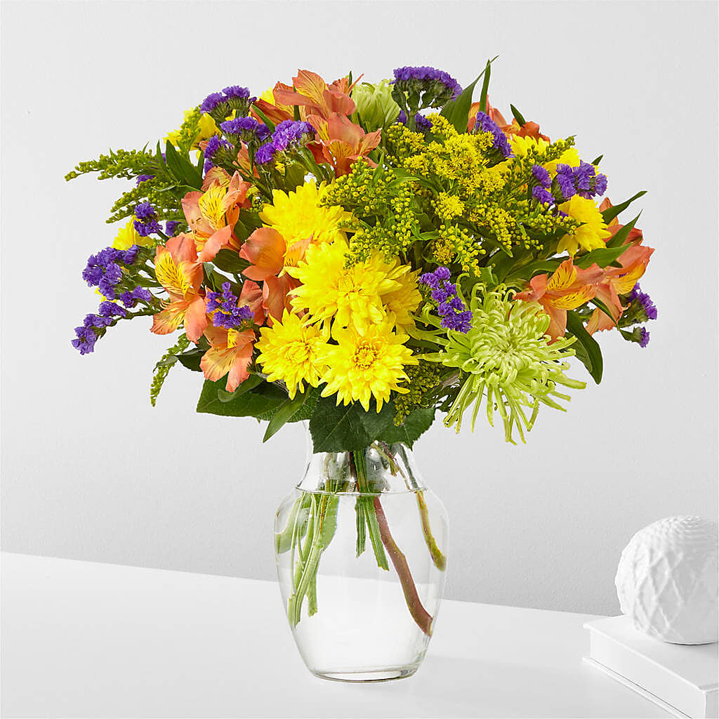 Marmalade Skies Bouquet – HILL'S FLOWERS AND EVENTS, San Jose CA