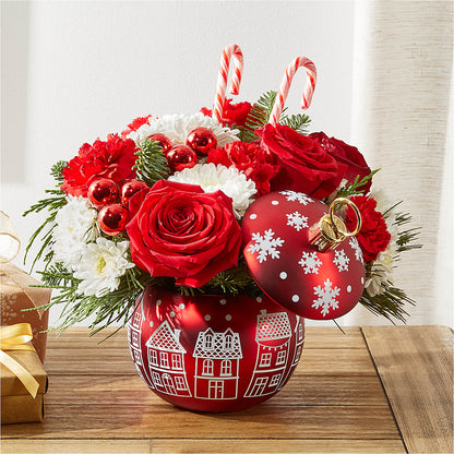 Cheer in the Air Ornament – HILL'S FLOWERS AND EVENTS, San Jose CA