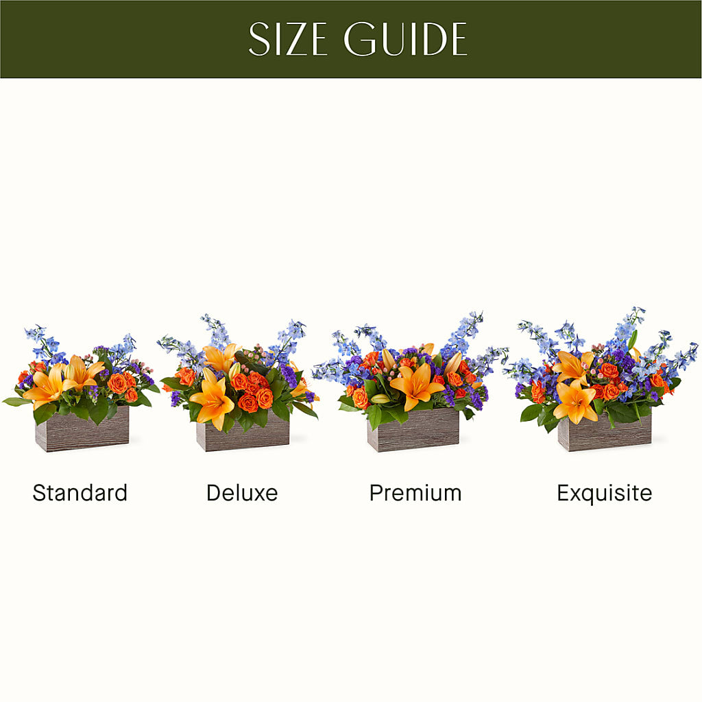 Radiant Citrus Box Bouquet – HILL'S FLOWERS AND EVENTS, San Jose CA