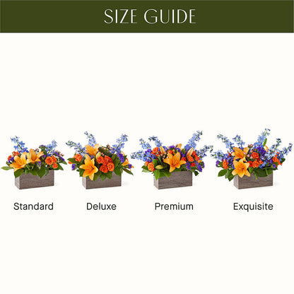 Radiant Citrus Box Bouquet – HILL'S FLOWERS AND EVENTS, San Jose CA