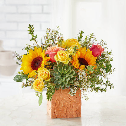 Sunflower Season Bouquet – HILL'S FLOWERS AND EVENTS, San Jose CA