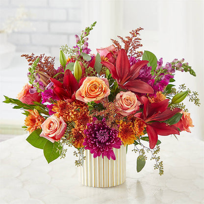 Burgundy Landscape Bouquet – HILL'S FLOWERS AND EVENTS, San Jose CA
