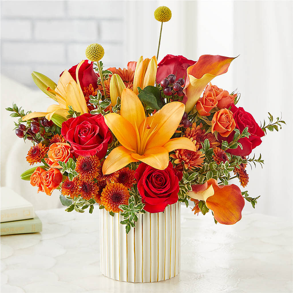 Scarlet Skies Bouquet – HILL'S FLOWERS AND EVENTS, San Jose CA