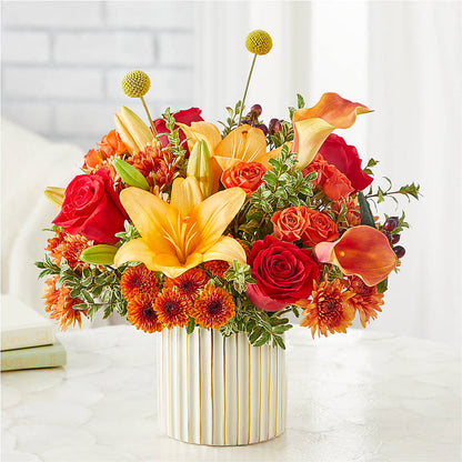 Scarlet Skies Bouquet – HILL'S FLOWERS AND EVENTS, San Jose CA