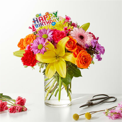 Cue the Confetti - A Florist Original – HILL'S FLOWERS AND EVENTS, San Jose CA