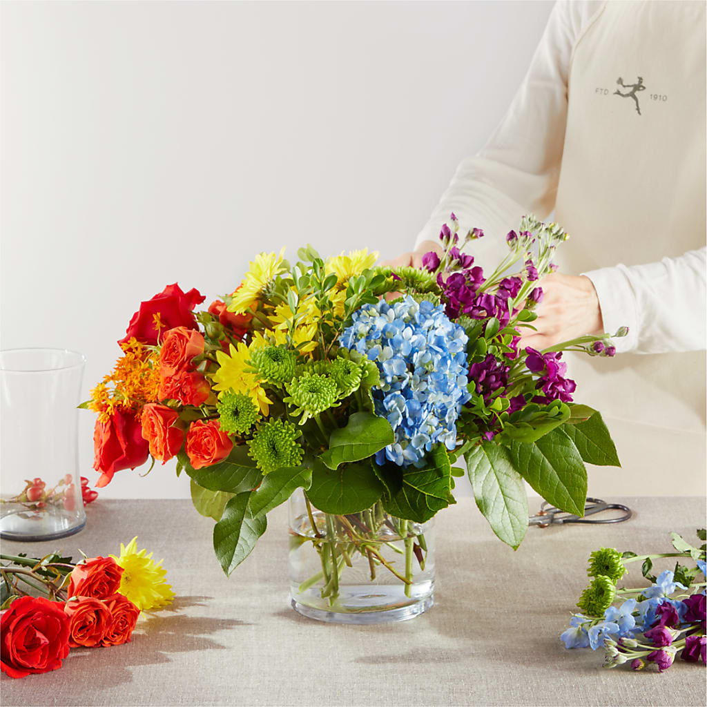 Summer Spectra - A Florist Original – HILL'S FLOWERS AND EVENTS, San Jose CA