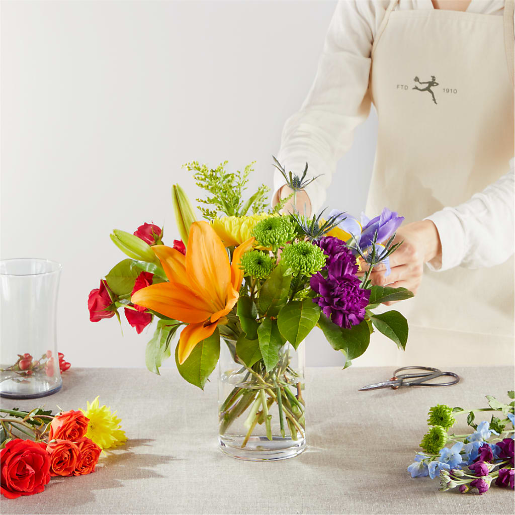 Summer Spectra - A Florist Original – HILL'S FLOWERS AND EVENTS, San Jose CA