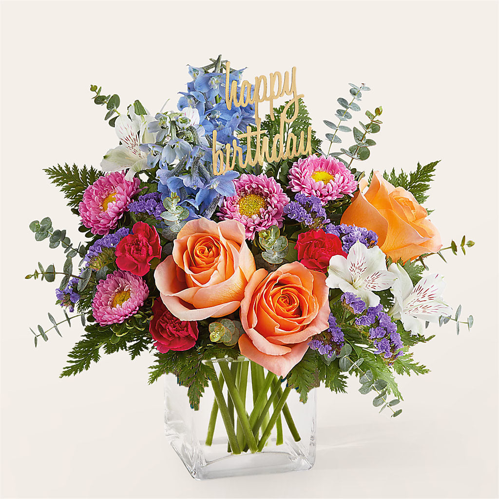 Birthday Bash Bouquet – HILL'S FLOWERS AND EVENTS, San Jose CA