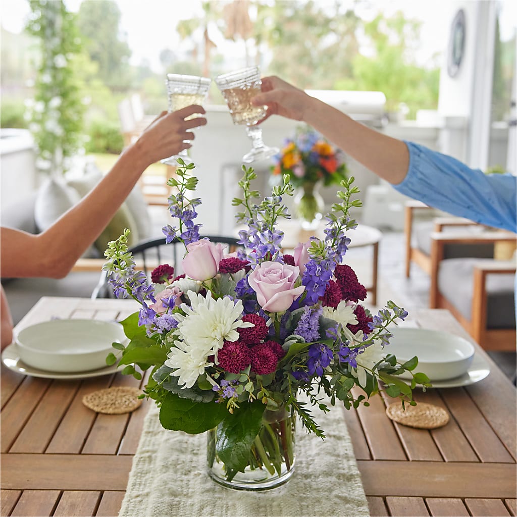 Violet Frost Bouquet – HILL'S FLOWERS AND EVENTS, San Jose CA