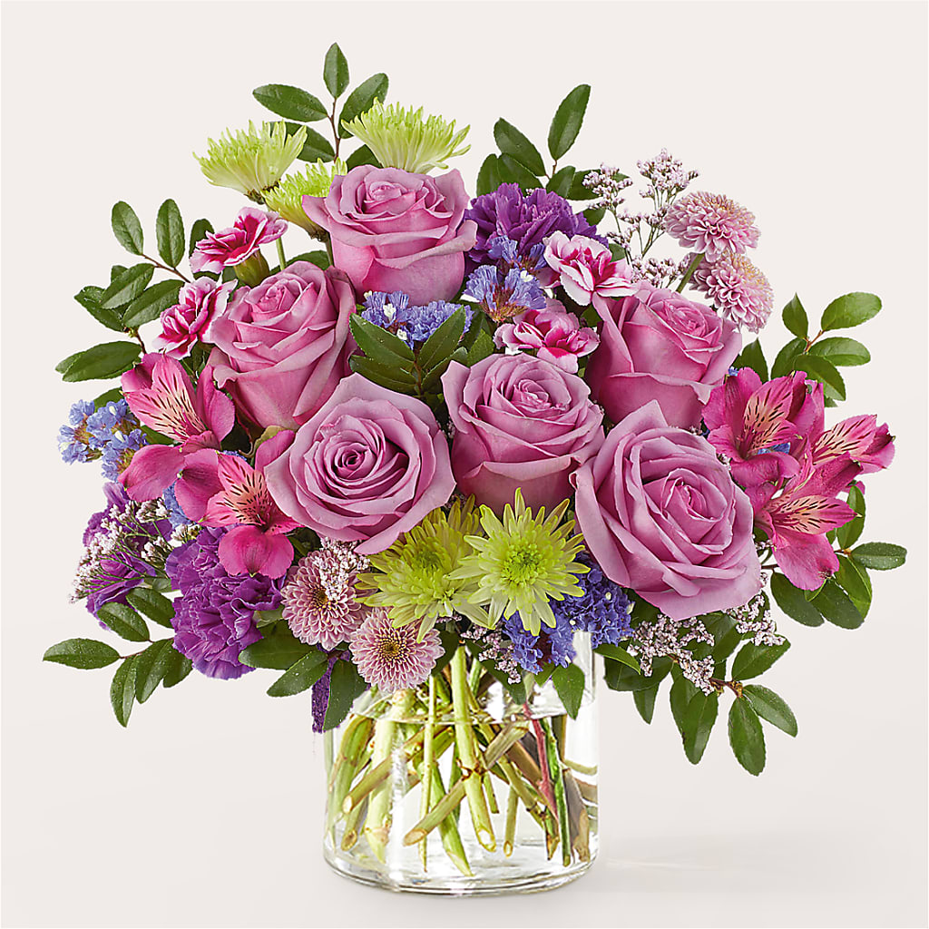 Glass Half Full Bouquet – HILL'S FLOWERS AND EVENTS, San Jose CA