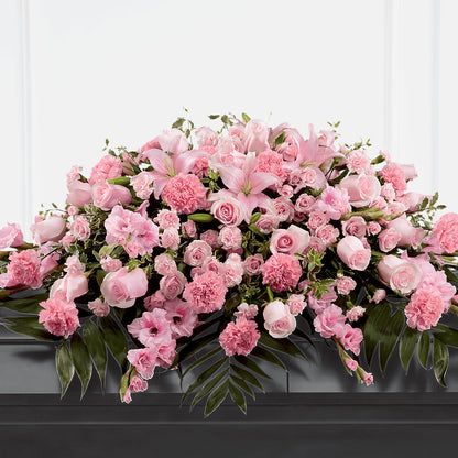 Garden of Comfort Casket Spray (Standard) – HILL'S FLOWERS AND EVENTS, San Jose CA