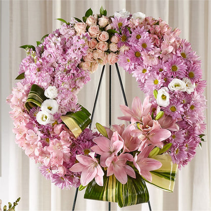 Gift of Warmth Wreath – HILL'S FLOWERS AND EVENTS, San Jose CA